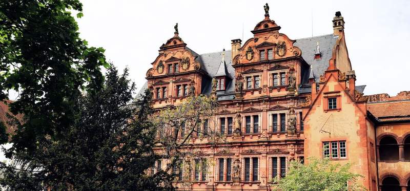 Heidelberg Castle in the university city of Heidelberg, Germany